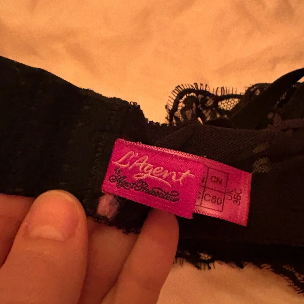 L’agent black demi cup lace bra - Picture 4 of 5